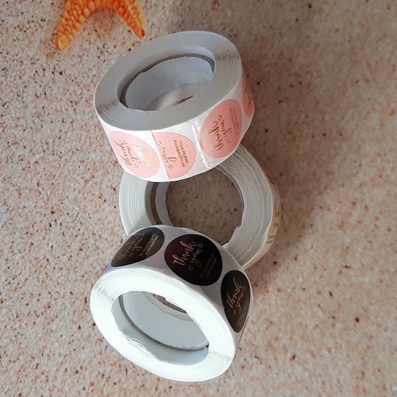 Thank you for supporting my small business Sticker Rolls - Picture 2 of 3